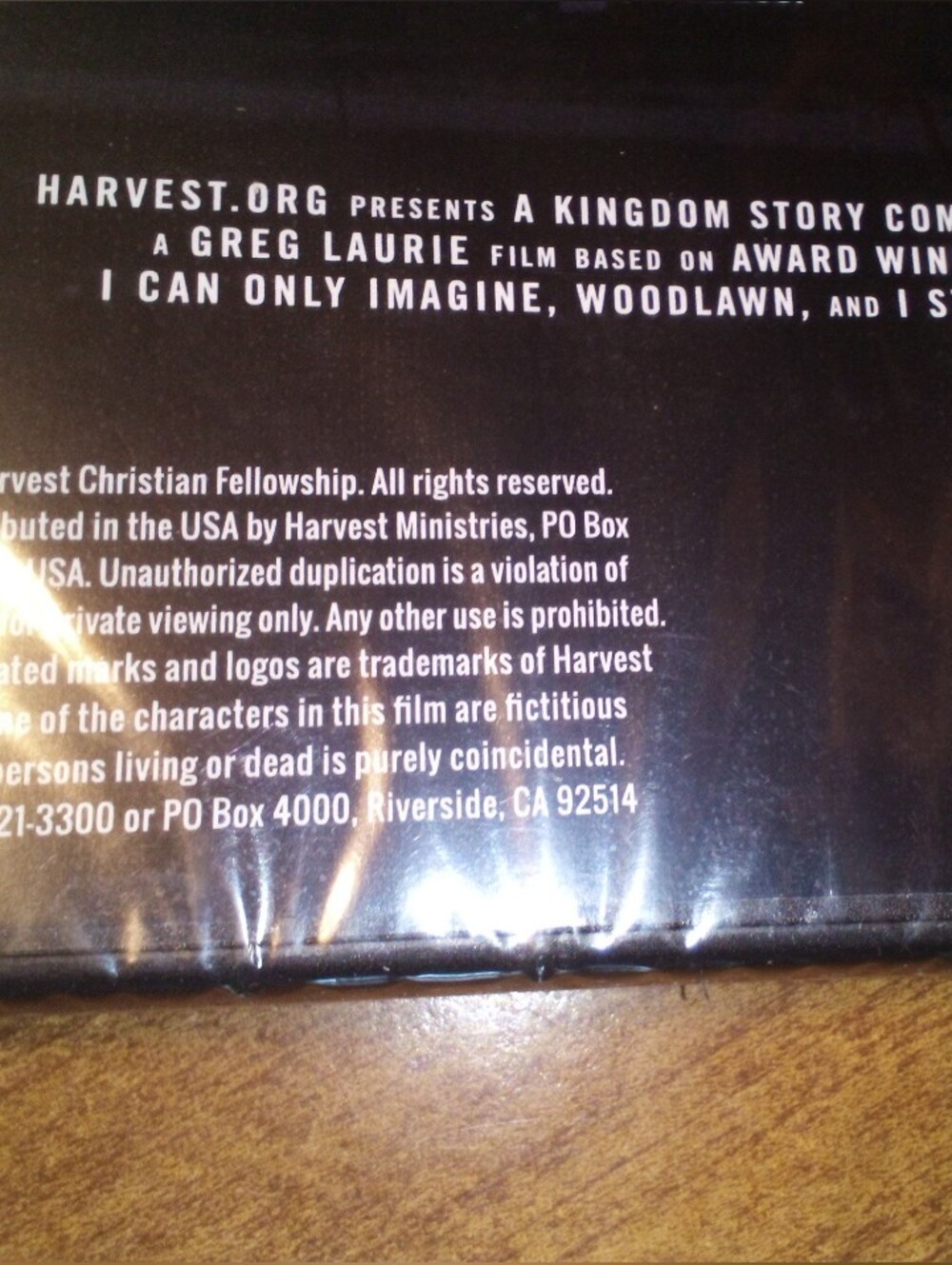 A Rush Of Hope Find Answers To Life's Questions 2020 Harvest Minist. DVD Sealed - Picture 6 of 8